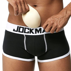 Bokserki Jockmail z wkładkami PUSH UP, L