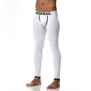 Legginsy, kalesony Jockmail XL, białe w kropki