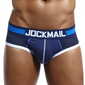 Oddychające slipy Jockmail, kolor granatowy XL