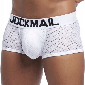 Bokserki siateczkowe Jockmail, kolor biały XXL
