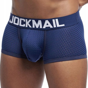 Bokserki siateczkowe Jockmail, kolor granatowy XL