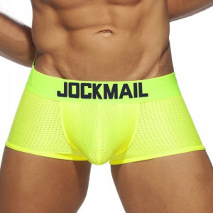 Bokserki siateczkowe Jockmail, kolor żółty XL
