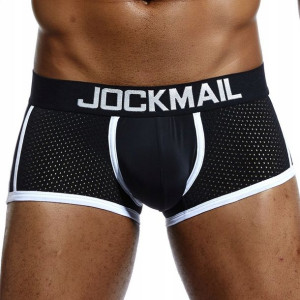 Bokserki siateczkowe Jockmail, kolor czarny XXL