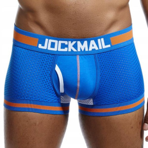 Bokserki siateczkowe Jockmail, kolor niebieski L