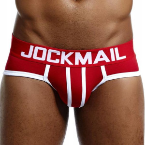 Sexowne slipy bawełniane Jockmail, czerwone XXL