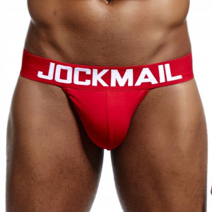 Sexy slipy bawełniane Jockmail, kolor czerwony L