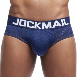 Siateczkowe slipy Jockmail, kolor granatowy XXL