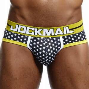 Slipy bawełniane Jockmail, w gwiazdki L