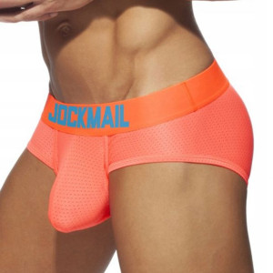 Slipy siateczkowe Jockmail, kolor pomarańczowy L
