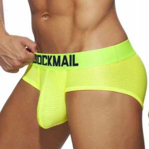 Slipy siateczkowe Jockmail, kolor żółty XL