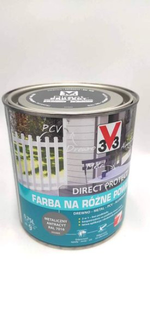 V33 Farba Metal -- Met- Met .antracyt. 750ls
