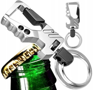 Metalowy Męski Brelok Do Kluczy Prezent Elegancki
