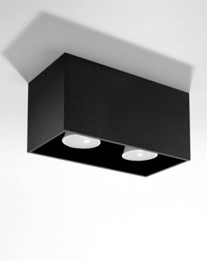 Plafon Quad Maxi Czarny