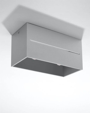 Plafon Lobo Maxi Szary