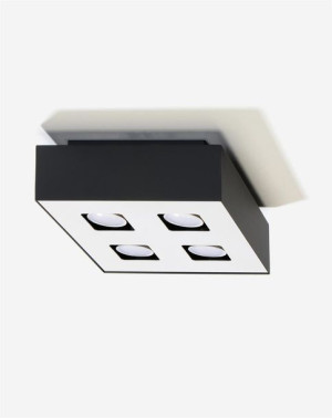 Plafon Mono 4 Czarny