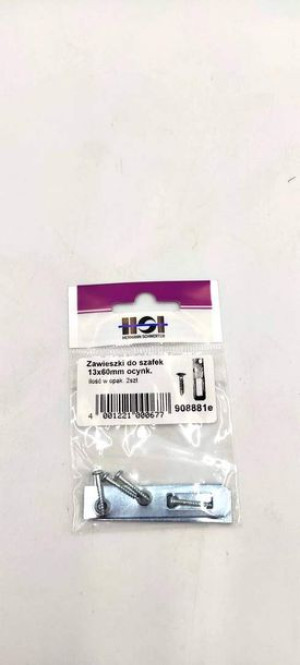 Zawieszki do szafek ocynkowane 13x60mm opak 2