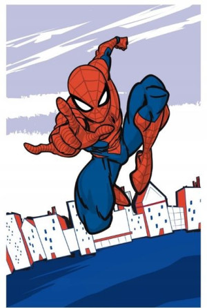 SPIDERMAN Ręcznik Dziecięcy MAŁY DO RĄK TWARZY