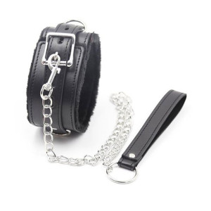 SEX Obroża z smyczą Collar With Metal Leash 52,7cm