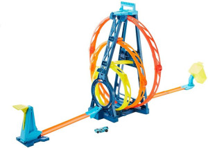 Zestaw Potrójna Pętla - Hot Wheels Track Builder - Glc96
