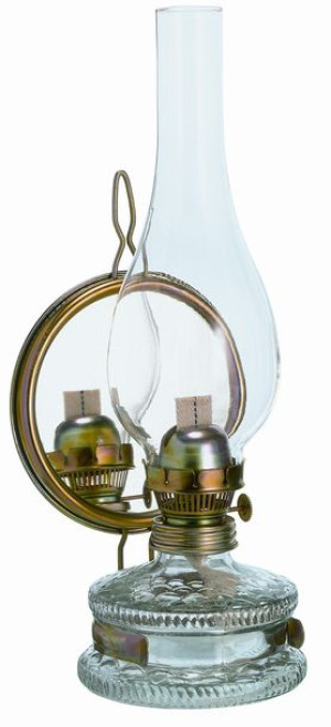 Lampa NAFTOWA z lustrem MIDI 32 cm