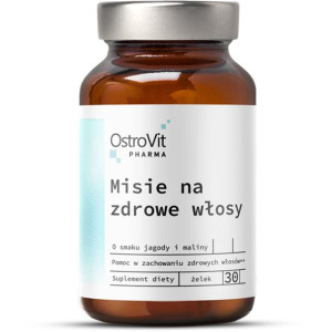 Pharma Misie Na Zdrowe Włosy 30 żelek Ostrovit