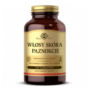 Formuła Włosy Skóra Paznokcie 120 tab. Solgar