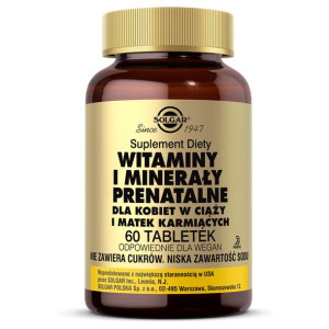 Witaminy i minerały prenatalne 60 tabl. Solgar