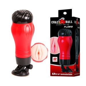 Masturbator z Wibracją i Przyssawką Crazy Bull Maurice
