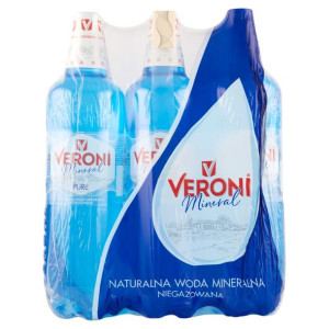 Veroni Mineral Pure Naturalna woda mineralna niegazowana 6 x 1,5 l
