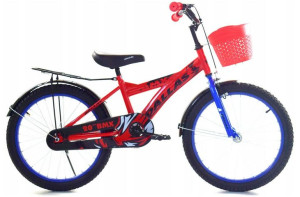 Rower dziecięcy BMX 20" - Czerwony