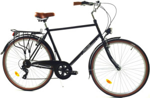 Rower Dallas Holland City 28" 7spd Męski - czarny z brązem