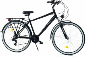 Rower Dallas City Trekking Alu Men 28" 21spd - czarny