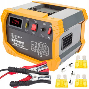 Prostownik Akumulatorowy Samochodowy 30a 12/24v, 2 Lata Gwarancja