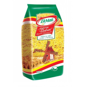 Eko Mak Makaron nitka cienka z kurkumą 37 400g