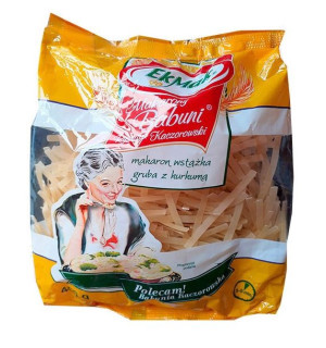 Eko Mak Makarony Babuni wstążka gruba 400g