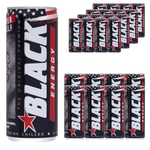 Black Energy Gazowany napój energetyzujący 250 ml x 24 sztuki