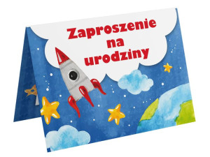 Zaproszenia na 1 2 3 4 5 Urodziny dla dzieci A6wz3
