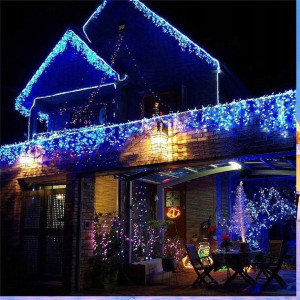 Lampki Led Zewnętrzne Choinkowe Sople Led Długie