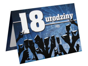 Zaproszenia na 18 Urodziny Osiemnastkę A6wz18