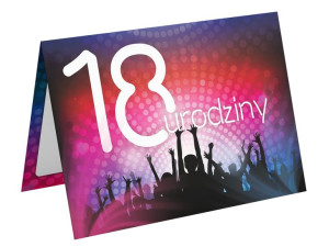 Zaproszenia na 18 Urodziny Osiemnastkę A6wz29