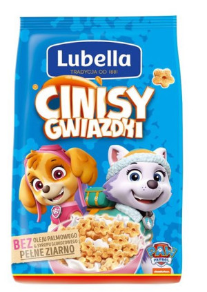 Lubella Cinisy Gwiazdki Płatki Psi Patrol 200g