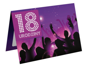 Zaproszenia na 18 Urodziny Osiemnastkę A6wz17