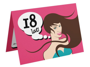 Zaproszenia na 18 Urodziny Osiemnastkę A6wz21