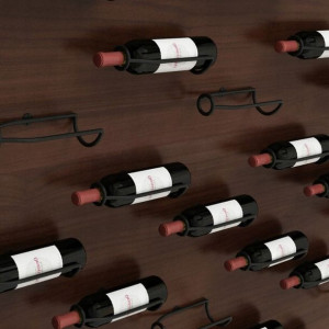 Naścienny Stojak Barek Uchwyt Na Wino | Premium