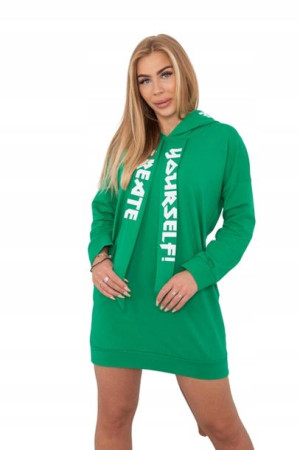 Sukienka z kapturem przed kolano Oversize