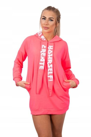 Sukienka z kapturem przed kolano Oversize