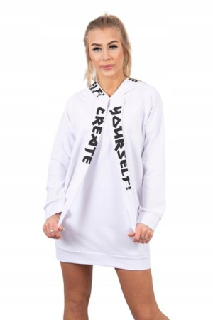 Sukienka z kapturem przed kolano Oversize