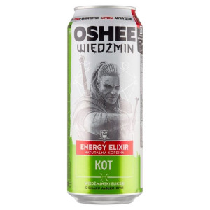 Oshee Wiedźmin Energy Elixir Kot o smaku jabłko-kiwi 500 ml