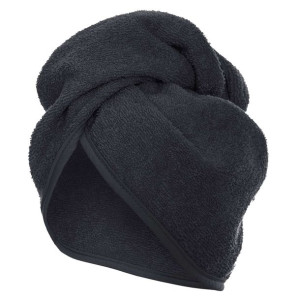 Frotte Ręcznik Do Włosów Turban Na Głowę Grafitowy