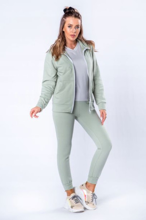MODNY KOMPLET DRESWOWY bluza+spodnie Zielony XS